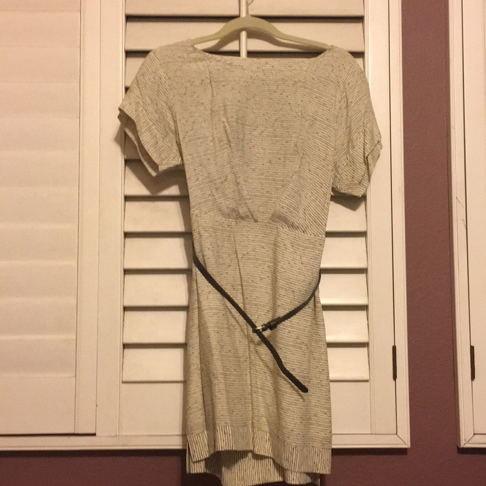 BCBGeneration belted short sleeve dress